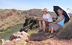 01-Heidi & Elsa enjoy the views of Ord River at Lake Argyle 